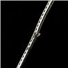 Image 3 : EMERALD, DIAMOND, 14K WHITE GOLD BRACELET.