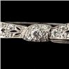 Image 2 : DIAMOND, PLATINUM BROOCH.
