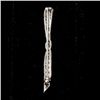 Image 4 : DIAMOND, PLATINUM BROOCH.