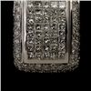 Image 2 : DIAMOND, 14K WHITE GOLD NECKLACE.