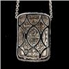 Image 4 : DIAMOND, 14K WHITE GOLD NECKLACE.