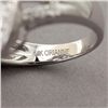 Image 4 : TANZANITE, DIAMOND, 14K WHITE GOLD RING.
