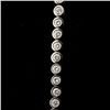Image 2 : DIAMOND, 14K WHITE GOLD NECKLACE.