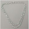 Image 1 : TOURMALINE, 18K WHITE GOLD NECKLACE.