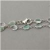 Image 3 : TOURMALINE, 18K WHITE GOLD NECKLACE.