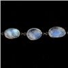 Image 2 : MOONSTONE, 18K BLACKENED GOLD, S/S NECKLACE.