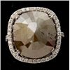 Image 1 : DIAMOND, 18K WHITE GOLD RING.