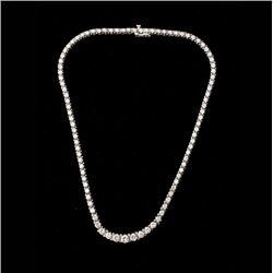 DIAMOND, PLATINUM NECKLACE.