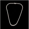 Image 1 : DIAMOND, PLATINUM NECKLACE.