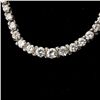 Image 2 : DIAMOND, PLATINUM NECKLACE.