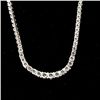 Image 4 : DIAMOND, PLATINUM NECKLACE.