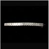 Image 1 : DIAMOND, 14K WHITE GOLD BRACELET.