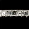 Image 3 : DIAMOND, 14K WHITE GOLD BRACELET.