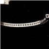 Image 4 : DIAMOND, 14K WHITE GOLD BRACELET.