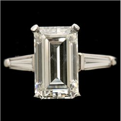 DIAMOND, PLATINUM RING.