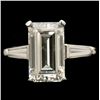 Image 1 : DIAMOND, PLATINUM RING.