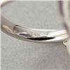 Image 4 : TANZANITE, DIAMOND, 14K WHITE GOLD RING.