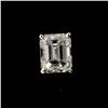 Image 2 : PAIR OF DIAMOND, PLATINUM EARRINGS.