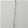 Image 3 : TOURMALINE, DIAMOND, 18K WHITE GOLD NECKLACE.