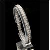 Image 1 : DIAMOND, PLATINUM STRAIGHT LINE BRACELET.