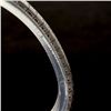 Image 3 : DIAMOND, PLATINUM STRAIGHT LINE BRACELET.
