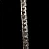 Image 4 : DIAMOND, PLATINUM STRAIGHT LINE BRACELET.