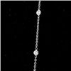 Image 3 : TOURMALINE, DIAMOND, 18K W/G PENDANT-NECKLACE.