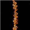 Image 2 : GARNET, 18K YELLOW GOLD NECKLACE.