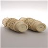 Image 3 : Two Carved Ivory Covered Vases*, Late Qing