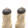 Image 4 : Two Carved Ivory Covered Vases*, Late Qing
