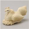 Image 1 : An Ivory 'Rooster' Box and Cover*
