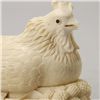 Image 3 : An Ivory 'Rooster' Box and Cover*