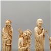 Image 2 : A Set of Six Daoist Ivory Immortals*, Qing