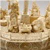 Image 4 : A Massive Pieced Ivory and Bone Boat with Figures*