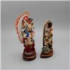 Image 4 : Two Polychromed Ivory Celestial Figures*