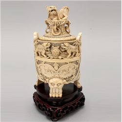 A Carved Ivory Censer*, Early 20th Century