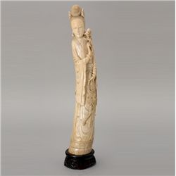 An Ivory Beauty* Late Qing