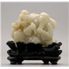 Image 1 : A Jade Carving of a Figural Group