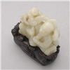 Image 5 : A Jade Carving of a Figural Group
