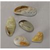 Image 1 : Five Small Carved Jade Toggles