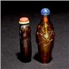 Image 2 : Two Glass Snuff Bottles