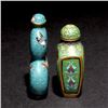 Image 2 : Two Cloisonné-Enameled Snuff Bottles