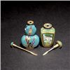 Image 4 : Two Cloisonné-Enameled Snuff Bottles
