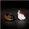 Image 5 : Two Agate Carvings