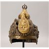 Image 1 : A Nepalese Parcel-Gilt Copper Ritual Helmet, 19th C