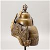 Image 3 : A Nepalese Parcel-Gilt Copper Ritual Helmet, 19th C