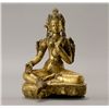 Image 1 : A Gilt-Bronze Figure of Green Tara, 16th-17th C.