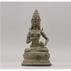 An Indonesian Bronze Bodhisattva, 14th/15th C