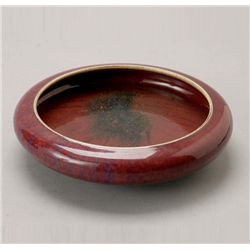 A Circular Flambé-Glazed Washer, Qing Dynasty