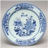Image 1 : A Large 18th C. Blue & White Export Porcelain Dish